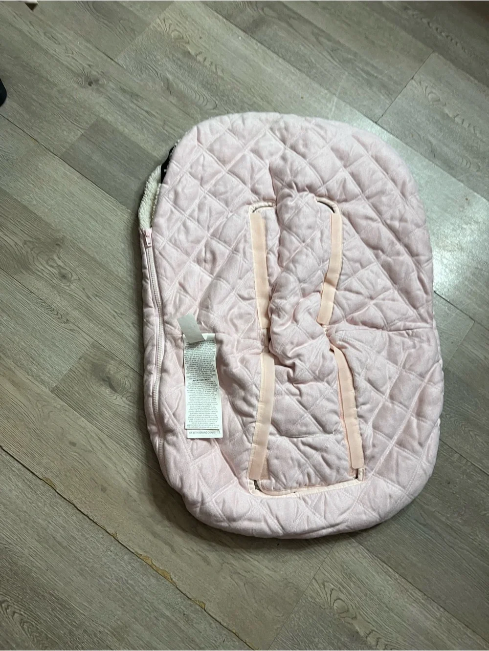 Quilted Pink Infant Seat Cushion - Soft Baby Support